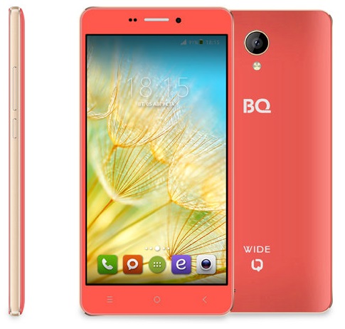Смартфон BQ Wide Red (BQ-5515); 5.5"IPS(1440x720);