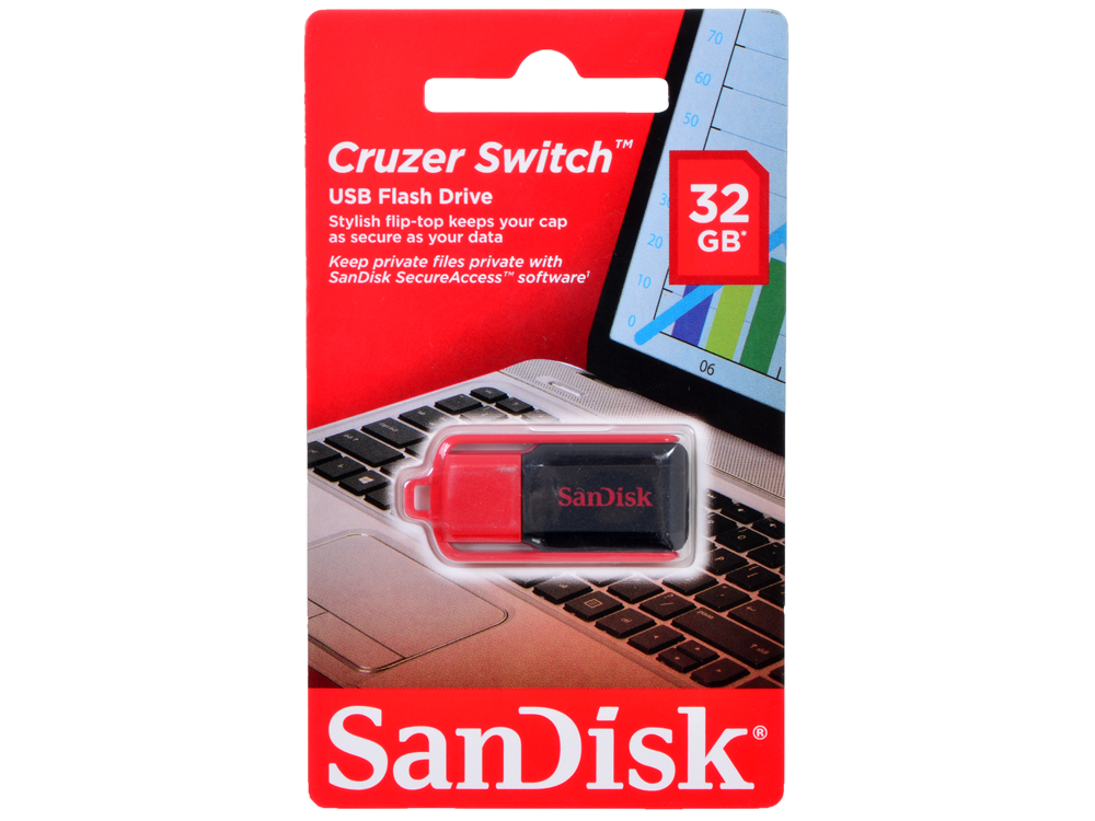 USB-флэш 32 ГБ SanDisk Cruzer Switch