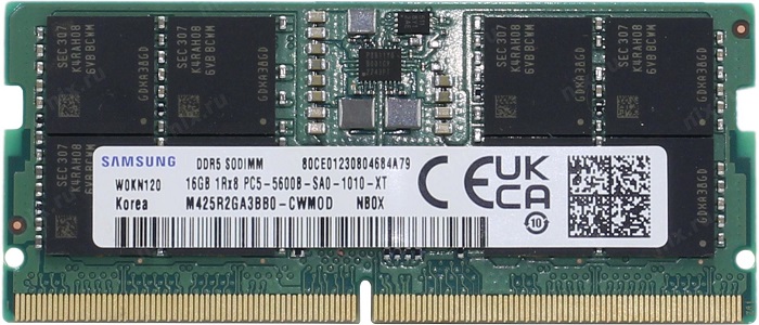 Оперативная память SO-DIMM DDR5 16Гб Samsung