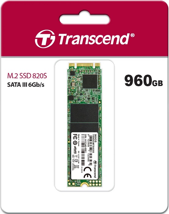 SSD-накопитель M.2 960Гб Transcend MTS820S (TS960GMTS820S);