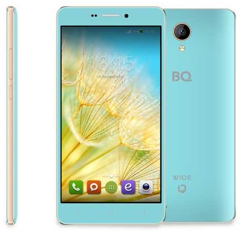 Смартфон BQ Wide Blue (BQ-5515); 5.5"IPS(1440x720);