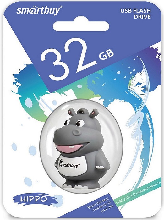 USB-флэш 32 ГБ SmartBuy Wild Hippo