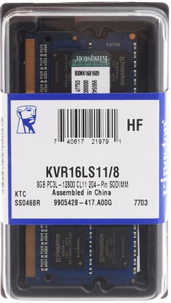 Оперативная память SO-DIMM DDR3 8Гб Kingston