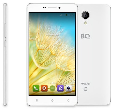 Смартфон BQ Wide White (BQ-5515); 5.5"IPS(1440x720);