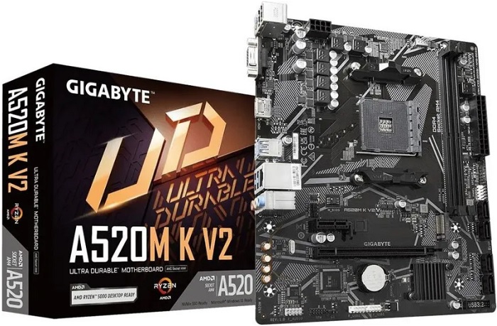 Материнская плата AMD A520 Gigabyte A520M