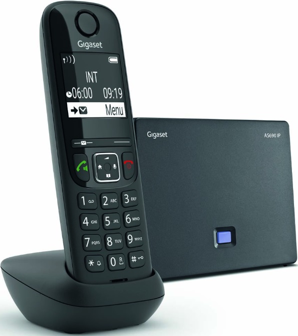 VoIP-телефон Gigaset AS690IP RUS; черный