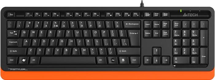 Клавиатура A4Tech Fstyler FKS10 Black Orange;