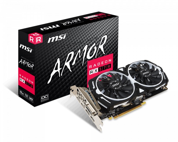 Видеокарта AMD Radeon RX 570 MSI