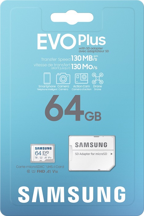 Карта памяти microSDXC 64 ГБ Samsung