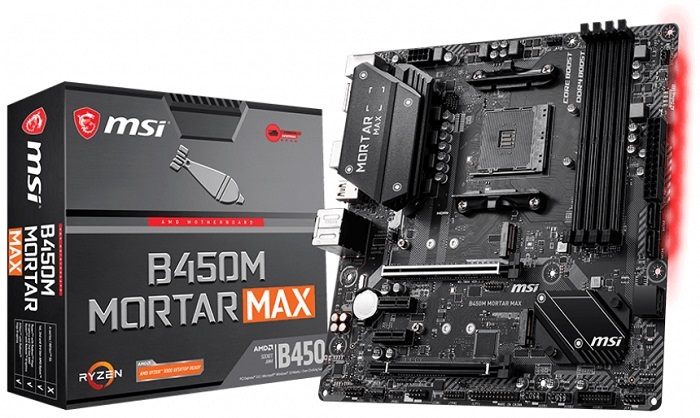 Материнская плата AMD B450 MSI B450M