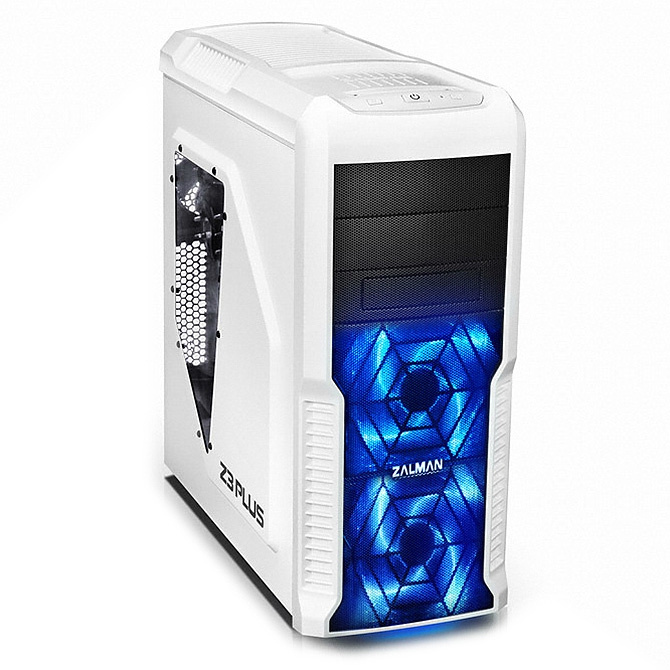 Корпус Zalman Z3 Plus White; ATX;