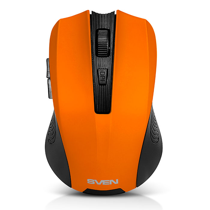Мышь беспроводная Sven RX-345 Orange (SV-014179);