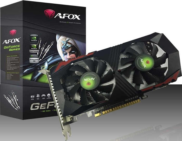 Видеокарта nVidia GTX 1050Ti AFOX AF1050Ti-4096D5H7;