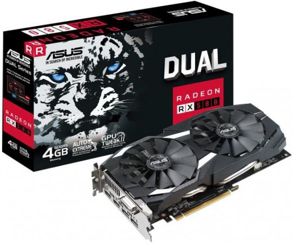 Видеокарта AMD Radeon RX 580 Asus