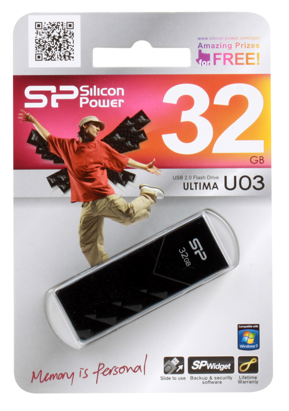 USB-флэш 32 ГБ Silicon Power Ultima