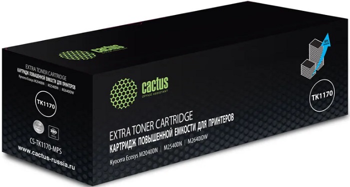 Картридж лазерный Cactus CS-TK1170; M2040dn/M2540dn/M2640idw; 7