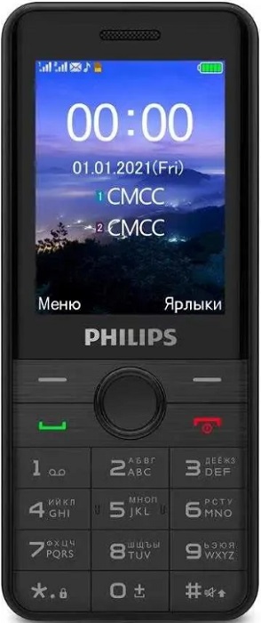 Мобильный телефон Philips Xenium E172 Black;