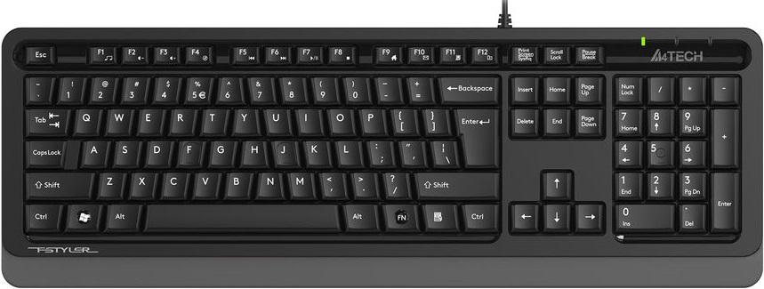 Клавиатура A4Tech Fstyler FKS10 Black Grey;