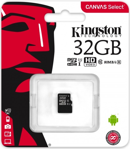 Карта памяти microSDHC 32 ГБ Kingston