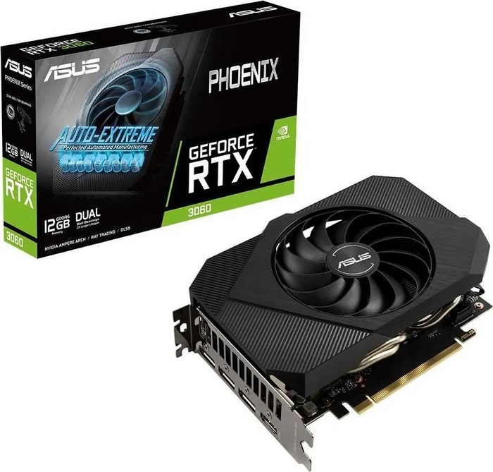 Видеокарта nVidia RTX 3060 Asus PH-RTX3060-12G-V2