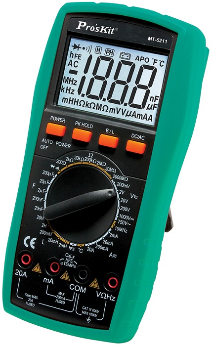 Мультиметр ProsKit MT-5211; зеленый