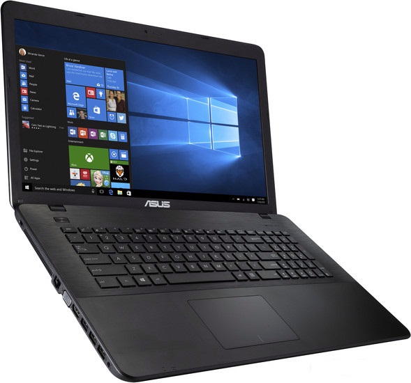 Ноутбук 17.3" Asus X751SA-TY165D (90NB07M1-M03140); 1600x900;