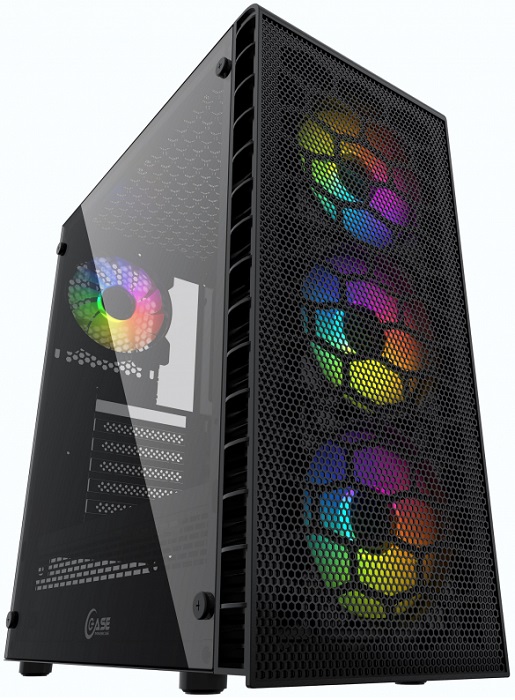 Корпус Powercase Mistral Z4С Mesh LED Корпус Powercase Mistral Z4С Mesh LED