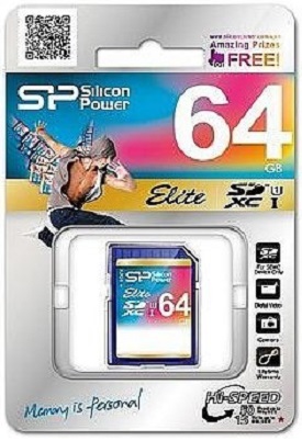 Карта памяти SDXC 64 ГБ Silicon