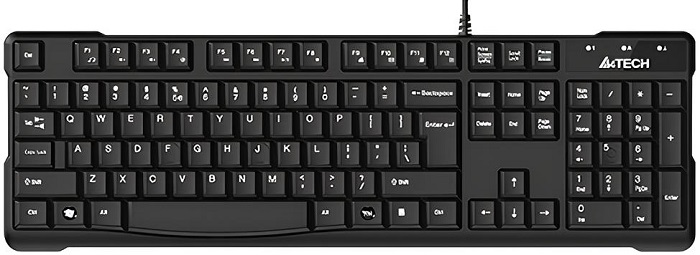 Клавиатура A4Tech KR-750; мембранная; 12 FN