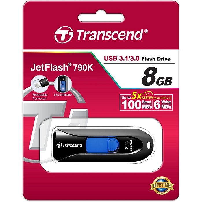 USB-флэш 8 ГБ Transcend 790K (TS8GJF790K);