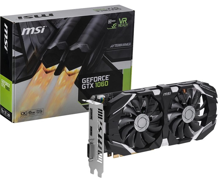 Видеокарта nVidia GTX 1060 MSI GTX