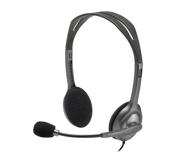 Наушники с микрофоном Logitech H110 (981-000271/981-000472);
