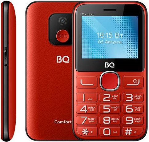 Мобильный телефон BQ Comfort Red Black