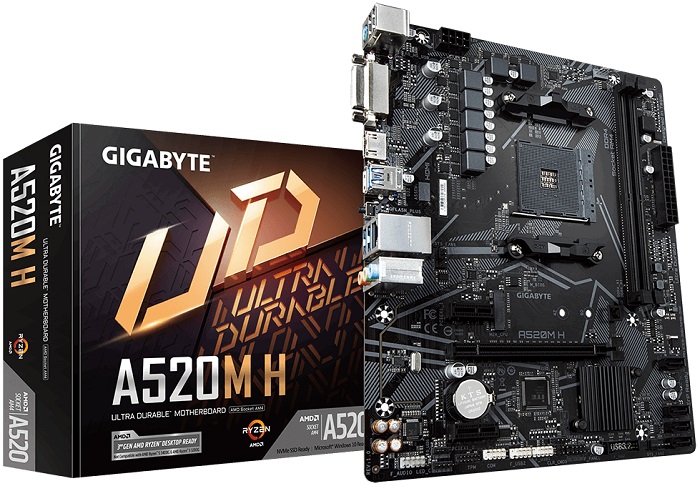 Материнская плата AMD A520 Gigabyte A520M