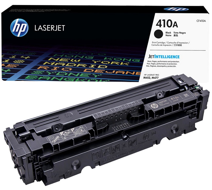 Картридж лазерный HP 410A (CF410A); для