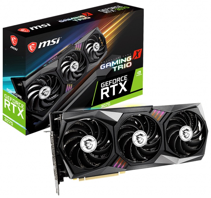 Видеокарта nVidia RTX 3070 MSI RTX