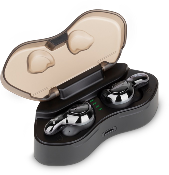 TWS-наушники Accesstyle Darkblack; вкладыши; 16 Ом;