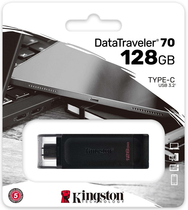 USB-флэш 128 ГБ Kingston DataTraveler DT70