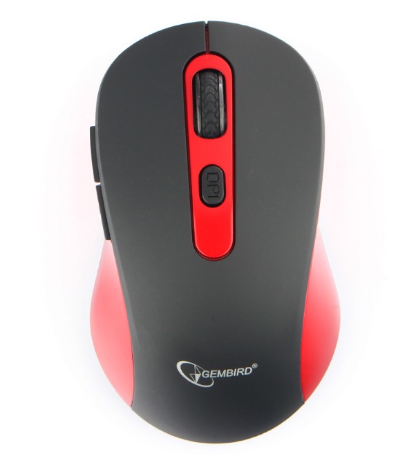 Мышь беспроводная Gembird MUSW-221-R; 6 кнопок;