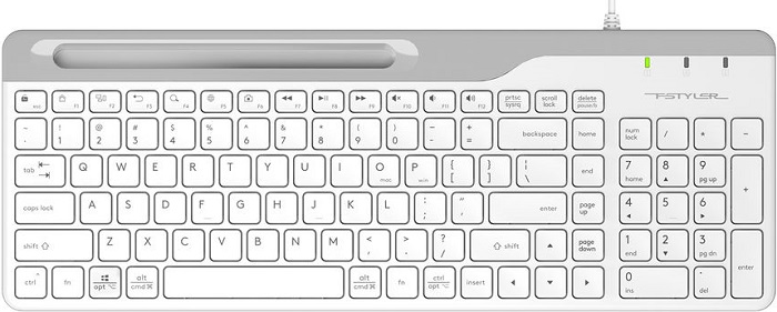 Клавиатура A4Tech Fstyler FK25 White; мембранная;