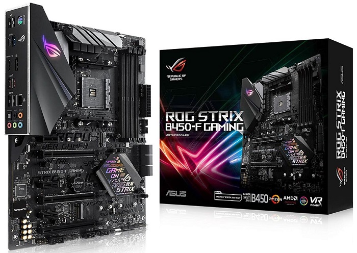 Материнская плата AMD B450 Asus ROG