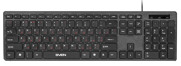 Клавиатура Sven Elegance 5800 (SV-03105800UB); USB;