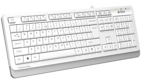 Клавиатура A4Tech Fstyler FKS10 White; мембранная;