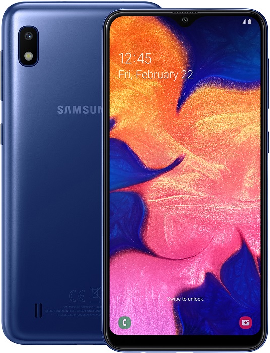 Смартфон Samsung Galaxy A10 2/32Гб Blue