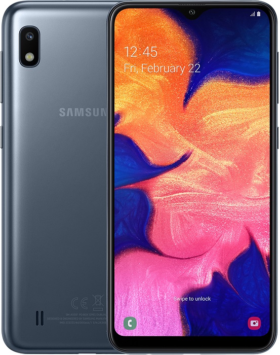 Смартфон Samsung Galaxy A10 2/32Гб Black