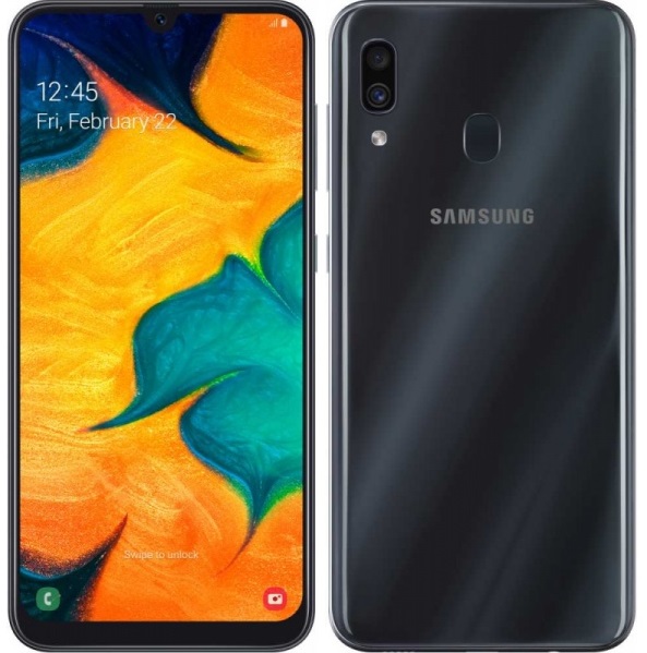 Смартфон Samsung Galaxy A30 4/64Гб Black