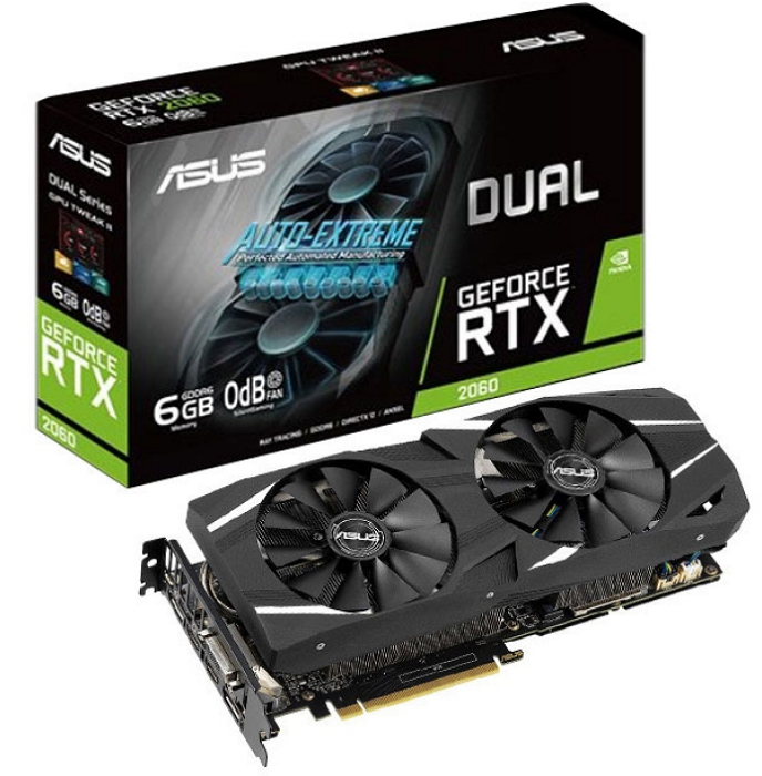 Видеокарта nVidia RTX 2060 Asus DUAL-RTX2060-6G