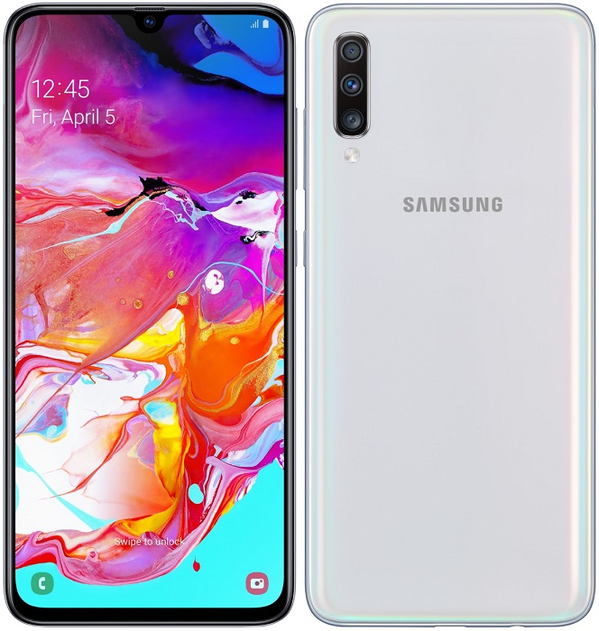 Смартфон Samsung Galaxy A70 6/128Гб White