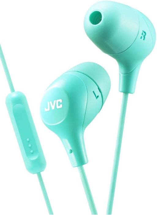 Наушники с микрофоном JVC HA-FX38M-G-E; вкладыши;