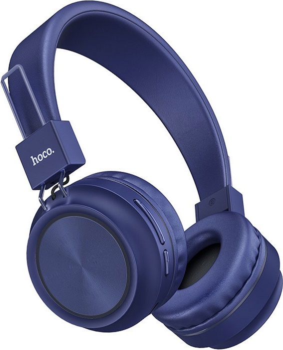 Наушники Bluetooth hoco W25 Blue (6931474710093);